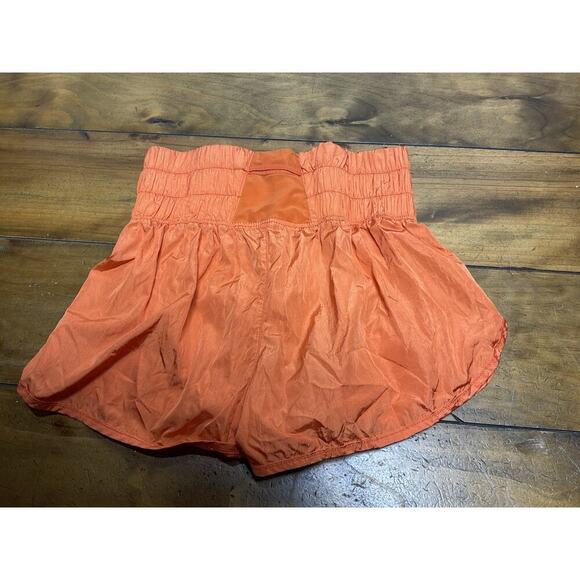 Free People Movement Shorts Womens M Orange The Way Home High Waist Athletic - Picture 8 of 10